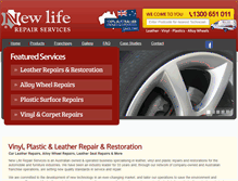 Tablet Screenshot of newliferepairs.com.au